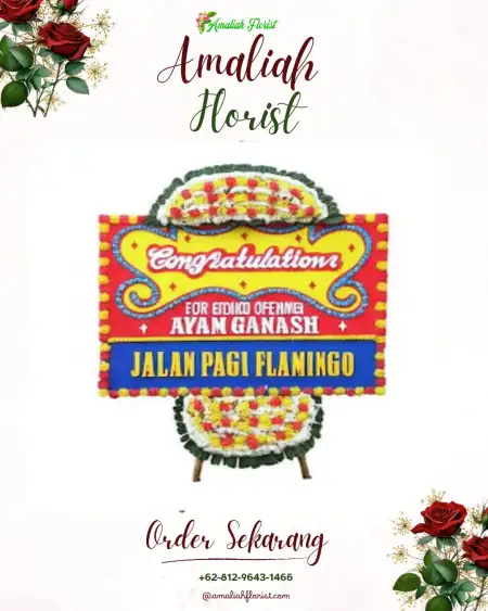 Sewa Papan Bunga Ranca Labuh